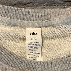 Alo Gray Sweatshirt-Large